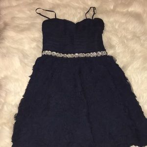 Navy blue dress